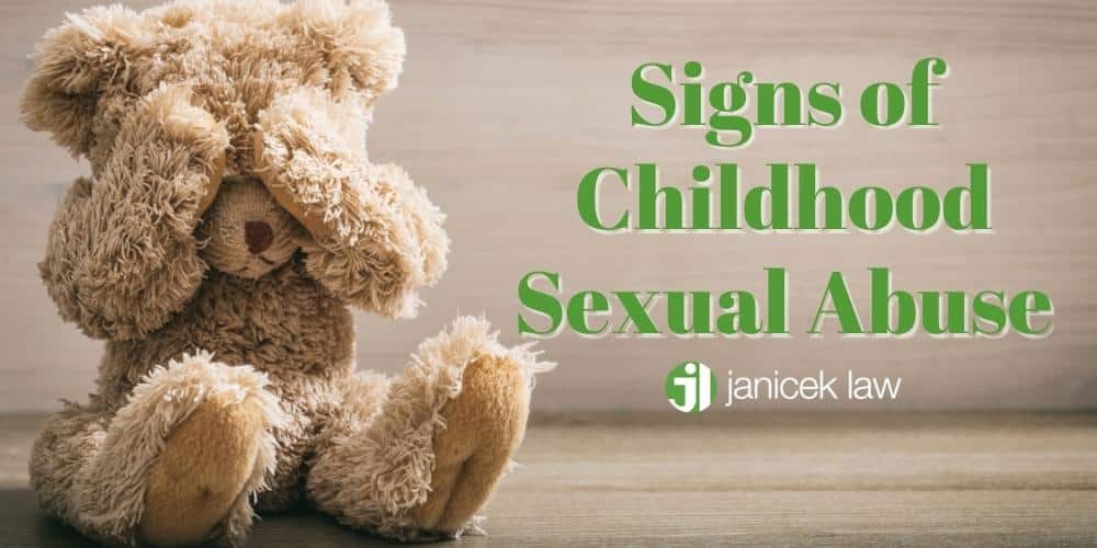signs of childhood sexual abuse