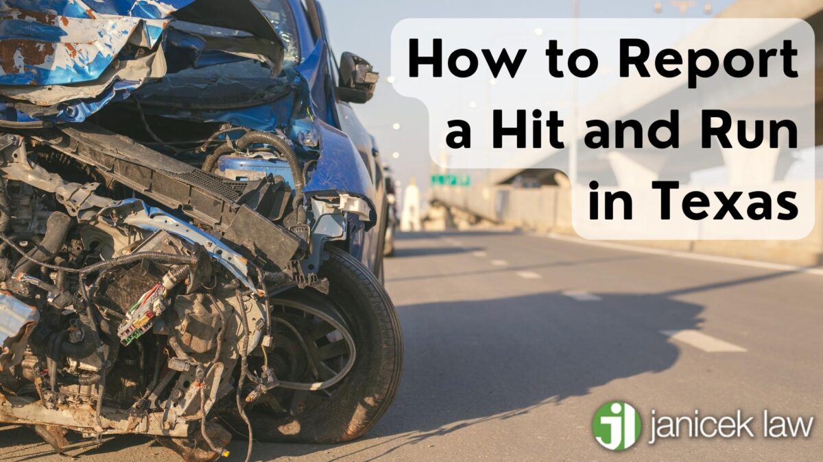 How to Report a Hit and Run in Texas