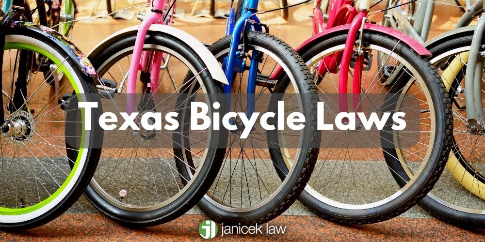 leyes de bicicletas de texas